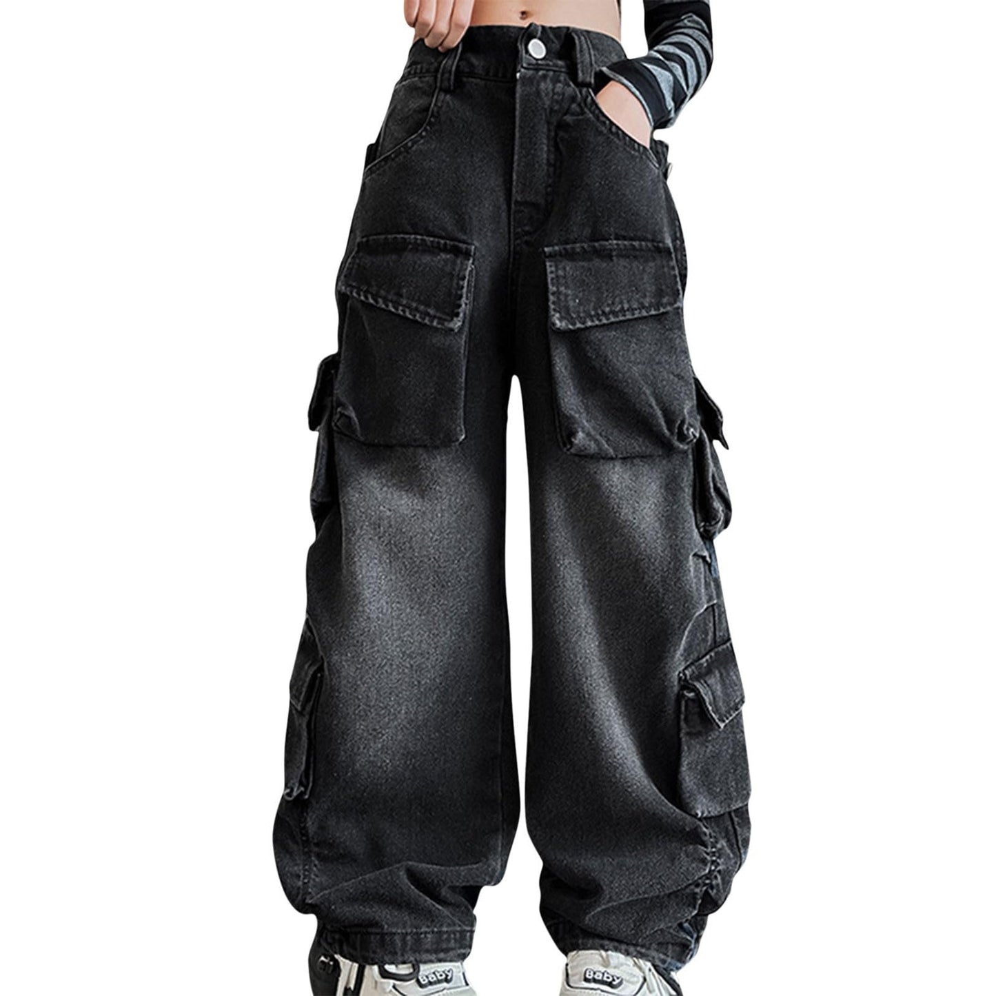 Black Friday 2024 Y2K Girls Baggy Jeans