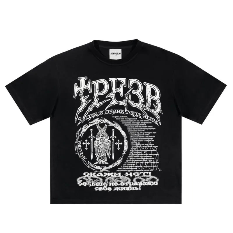 Sober 2 Graphic Oversized Tee