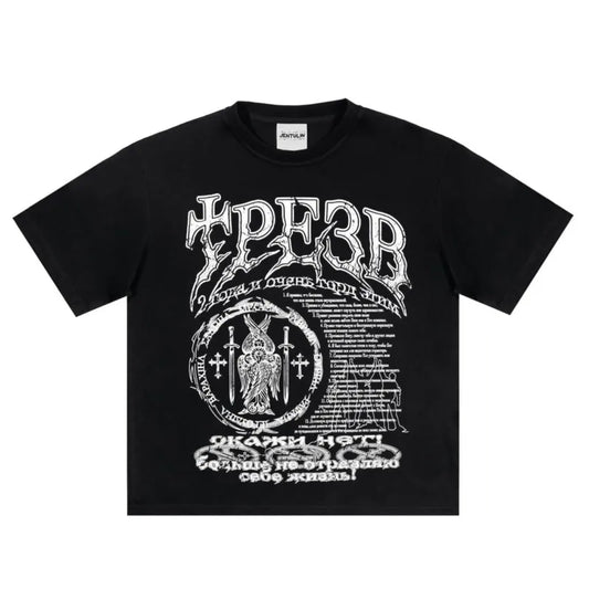 Sober 2 Graphic Oversized Tee