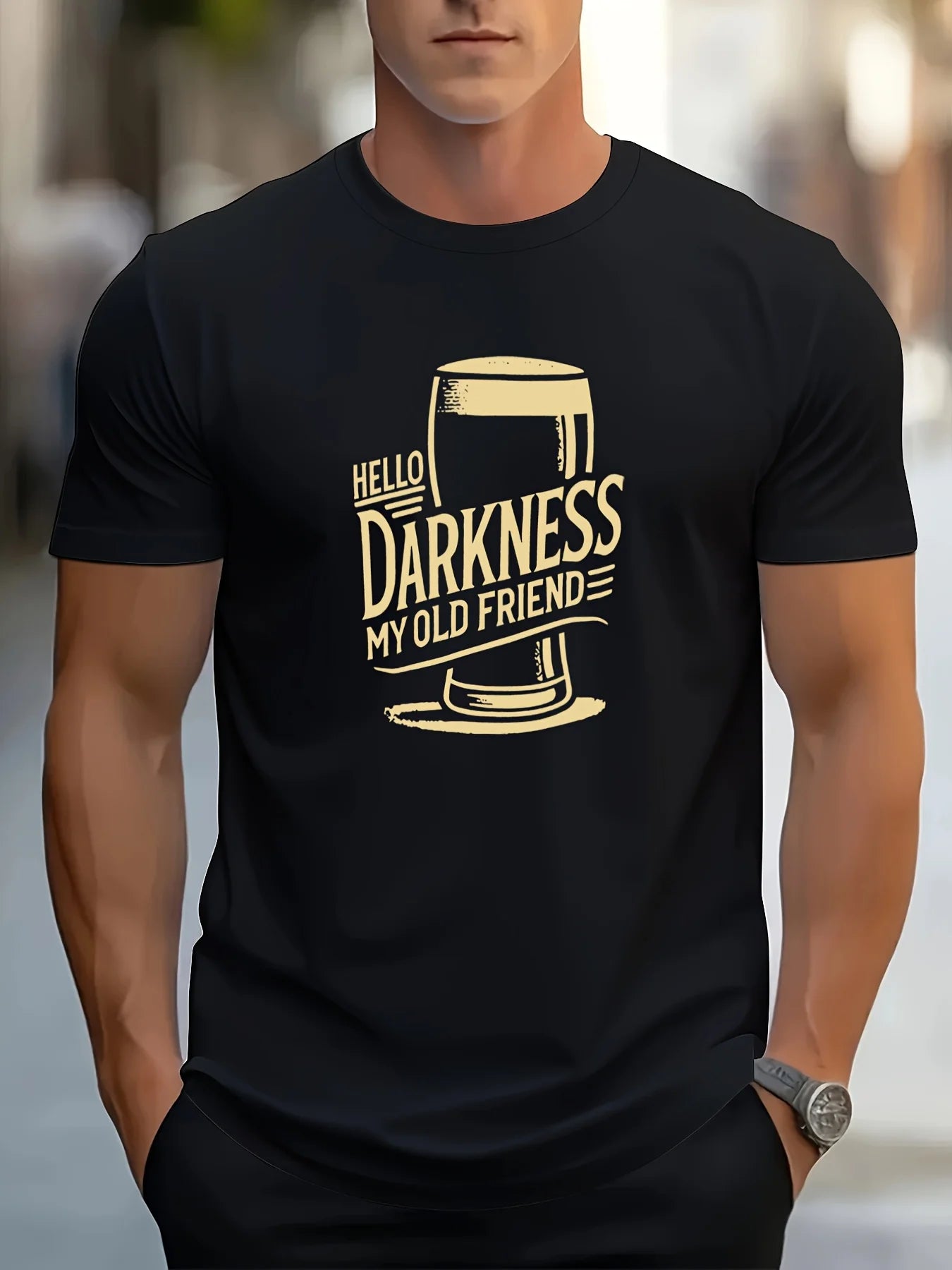 Hello Darkness Oversized Tee
