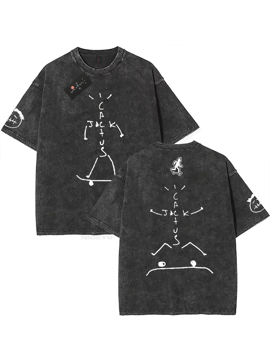 Cactus Jack Washed Oversized Tee