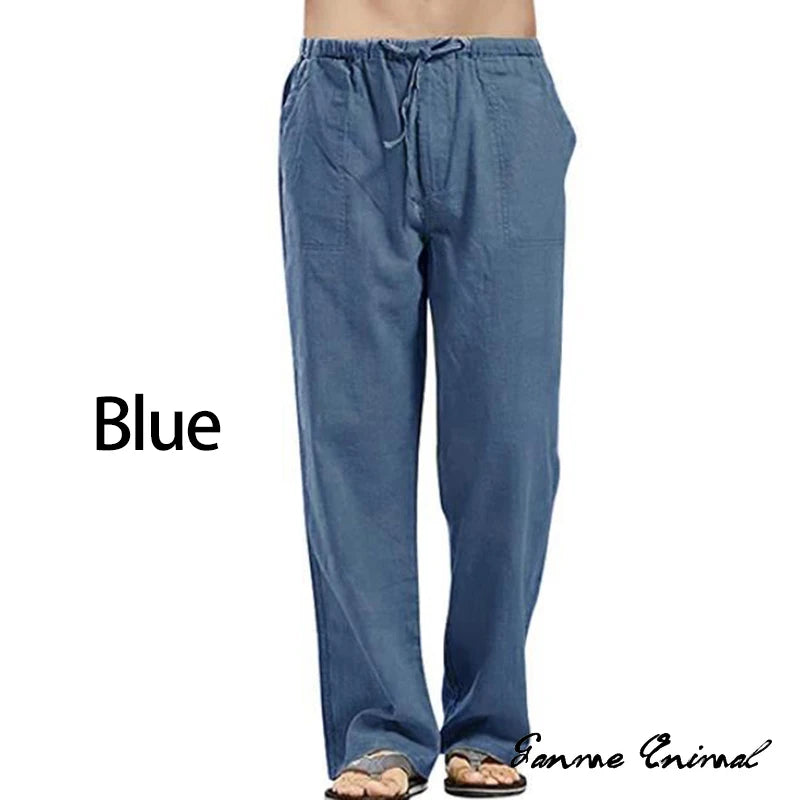 Linen Wide Leg Yoga Pants