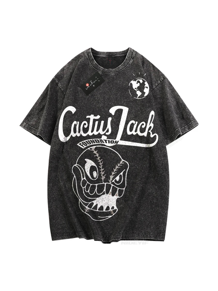 Cactus Jack Washed Oversized Tee