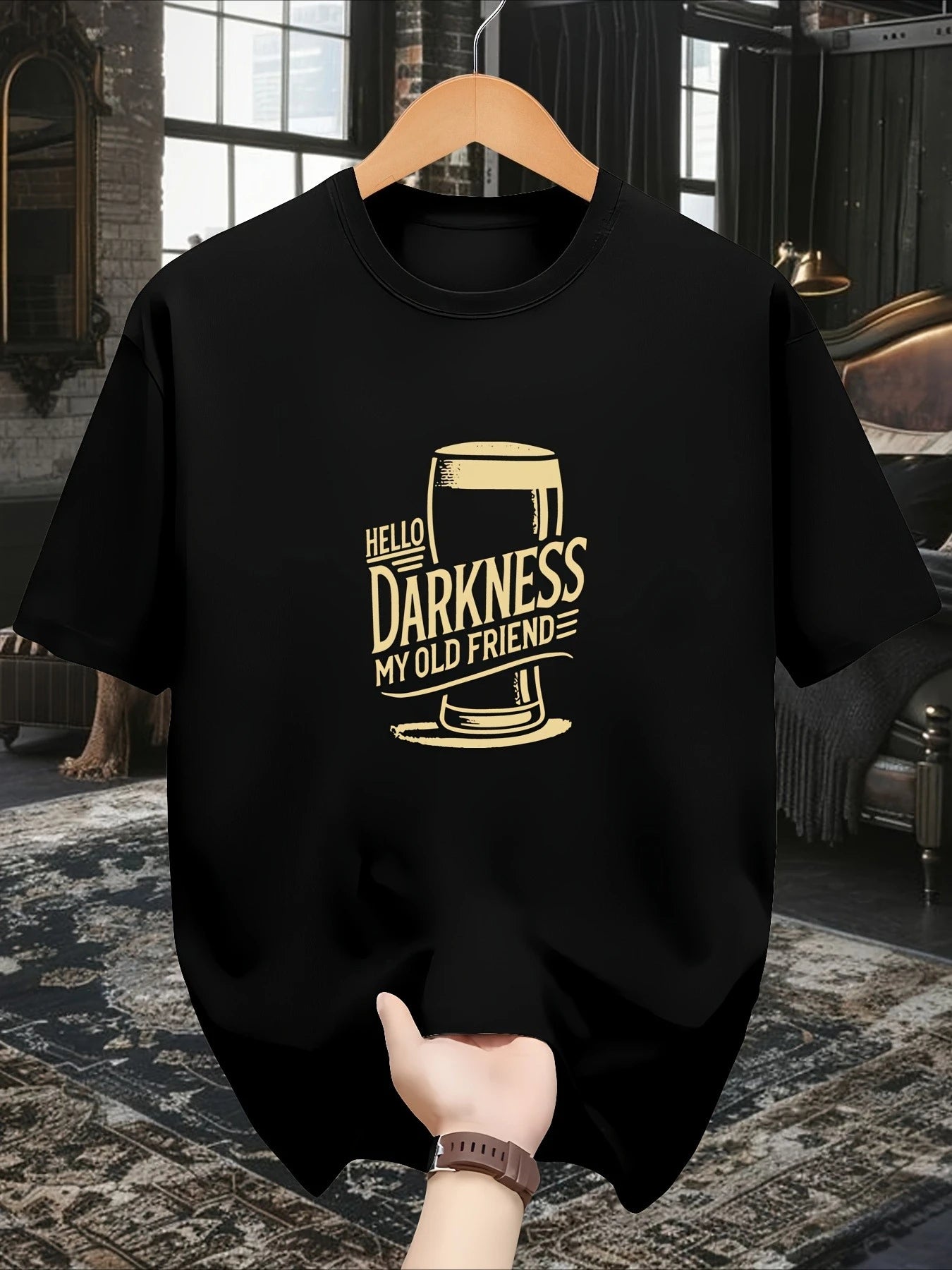 Hello Darkness Oversized Tee