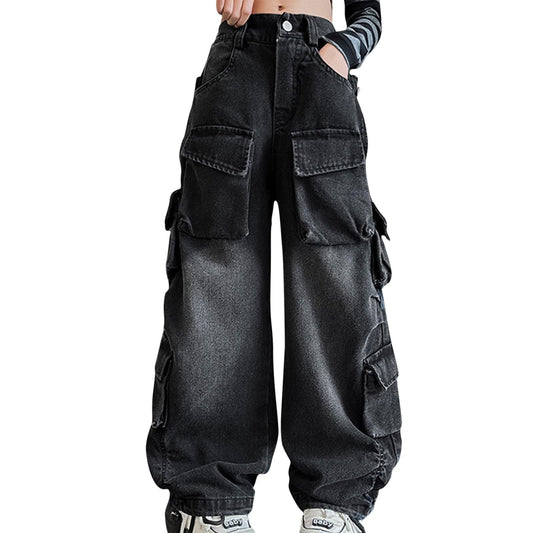 Black Friday 2024 Y2K Girls Baggy Jeans